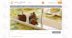 Desktop Screenshot of casalatina.hu